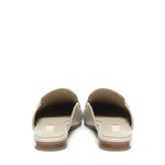 Slippers in pelle con logo SA5035PX460S3625  LIU JO 