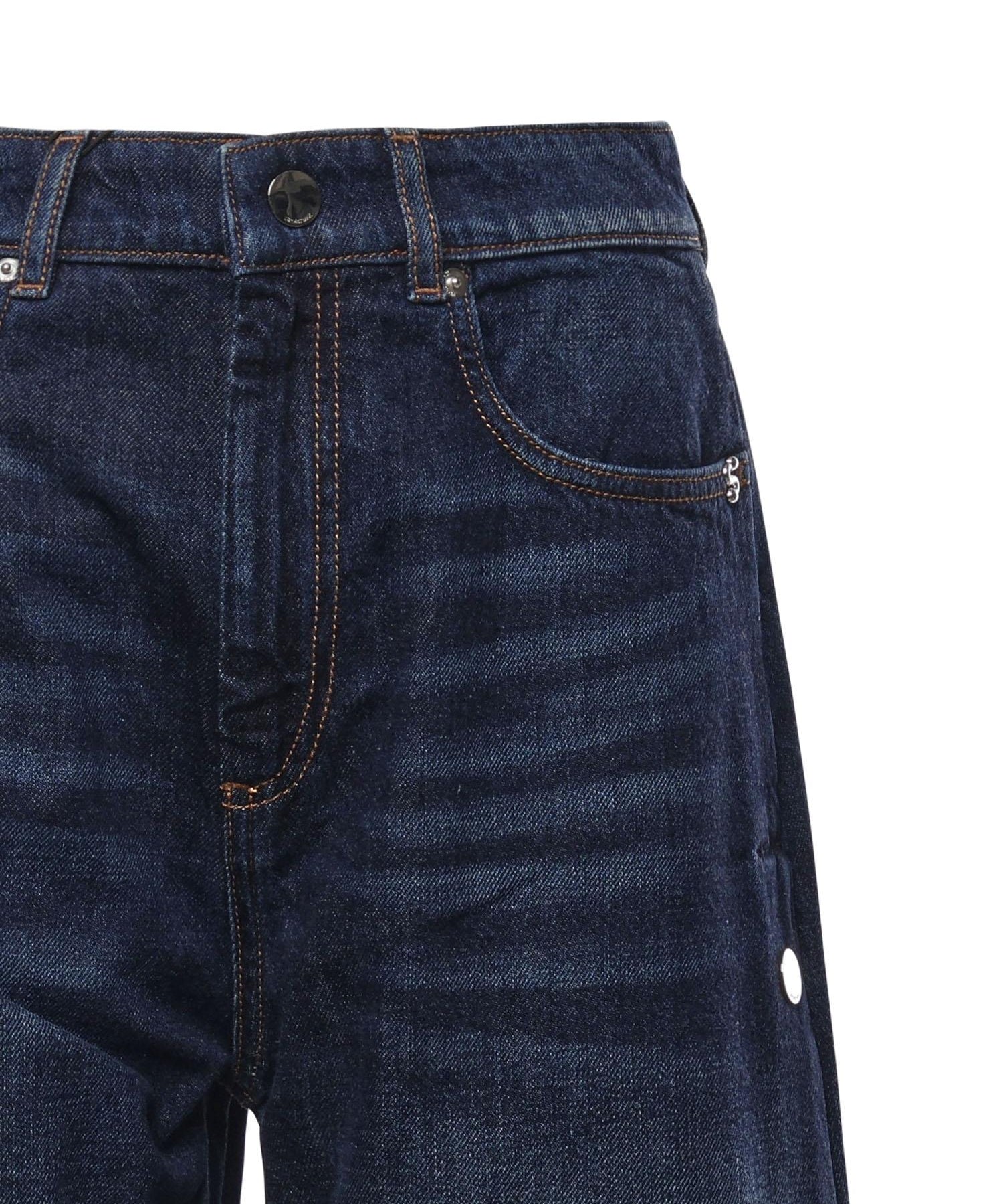 Jeans wide leg con bottoni<BR/> 2522186212600 007 SPORTMAX 