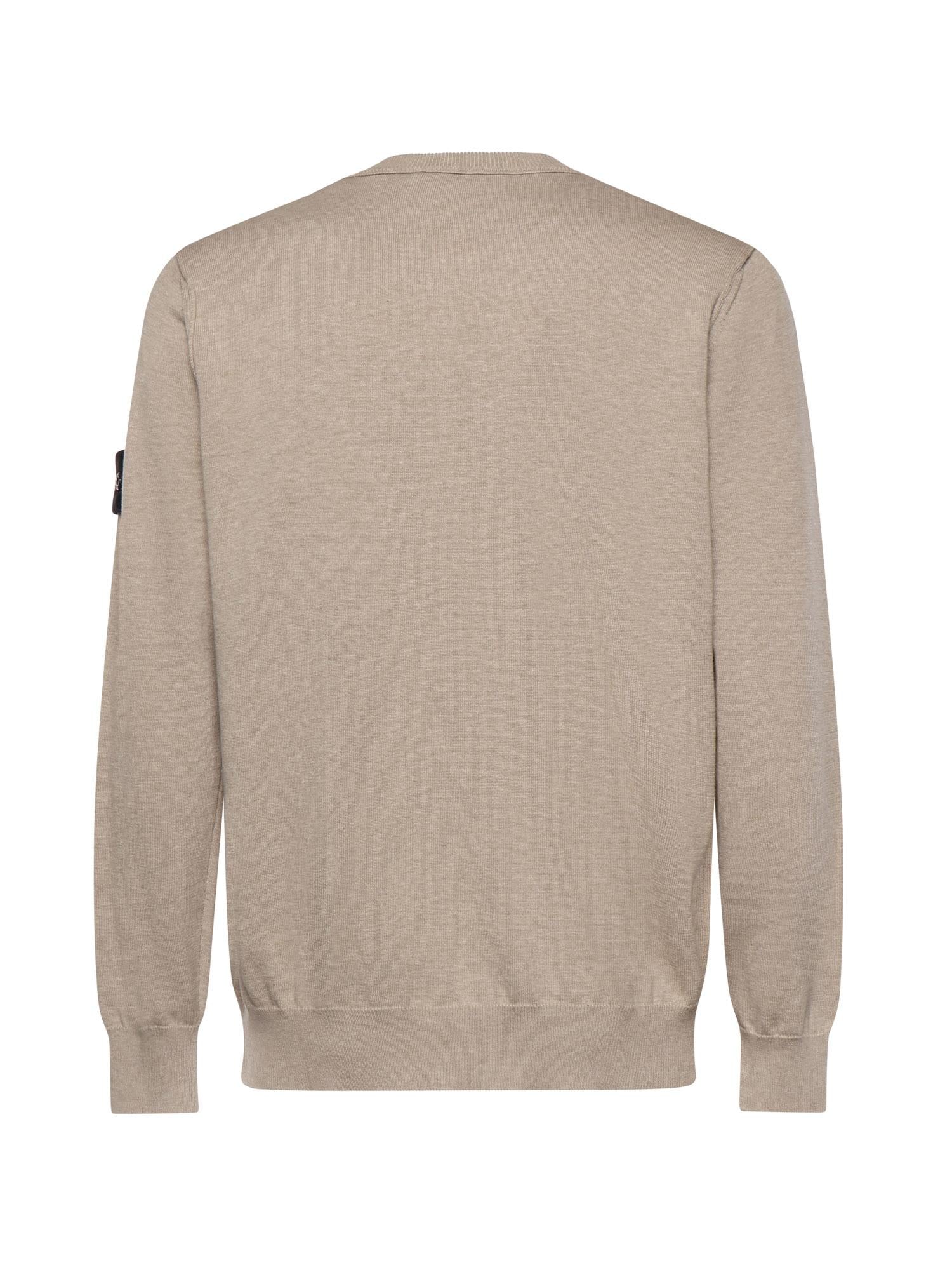 Maglione in cotone con logo L1S155100053 S00B2V0M9A STONE ISLAND 