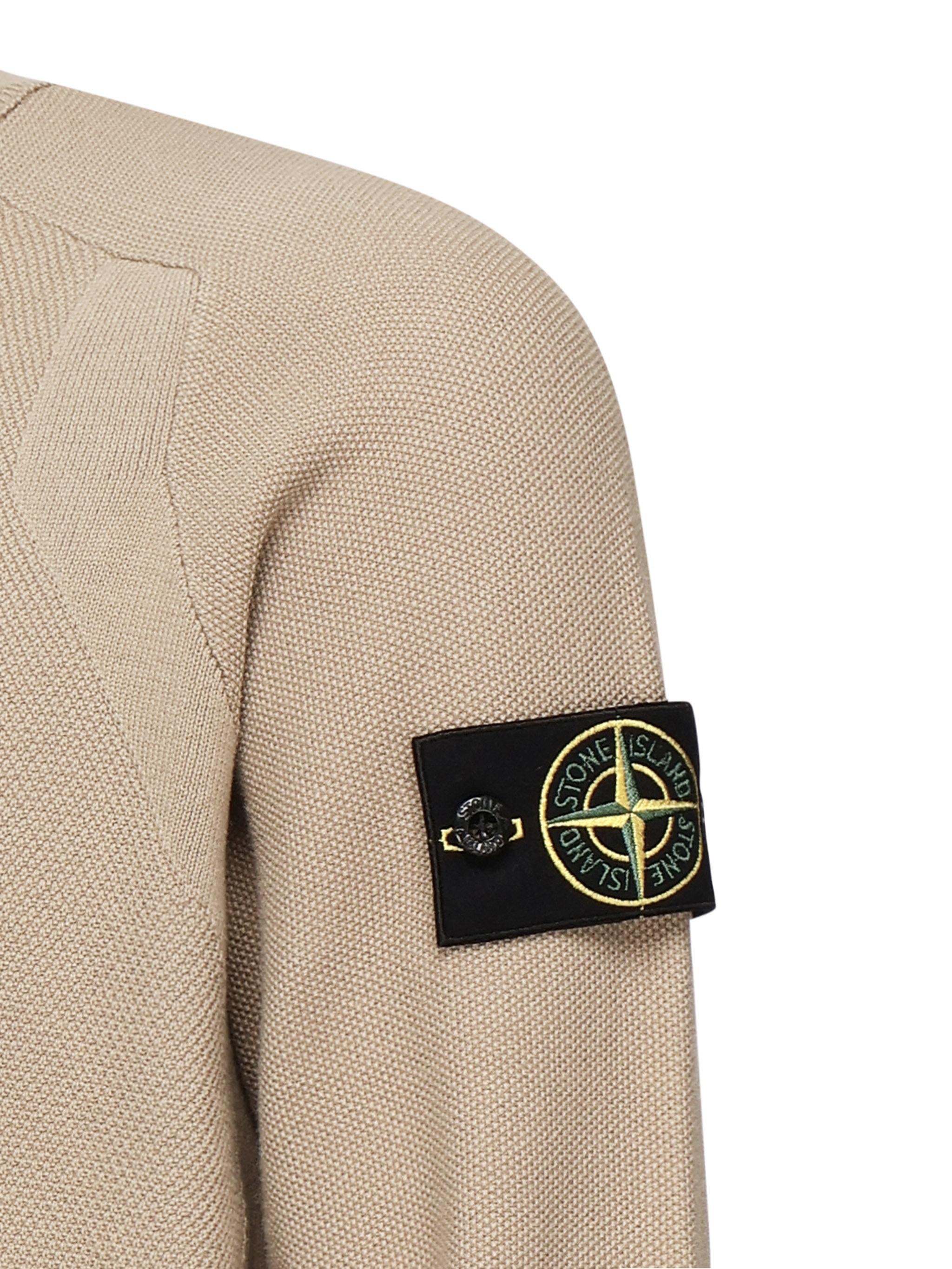 Maglione girocollo dal taglio ampio con dettagli a coste K1S155100036 S00B5V0094 STONE ISLAND 