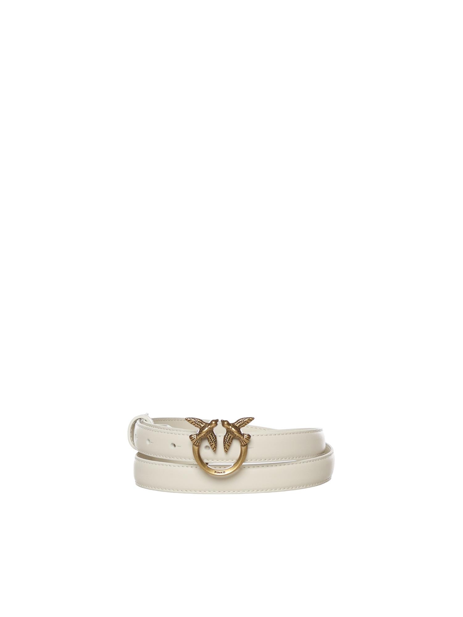Cintura Love Birds in pelle 100143 A0F1Z14Q PINKO 