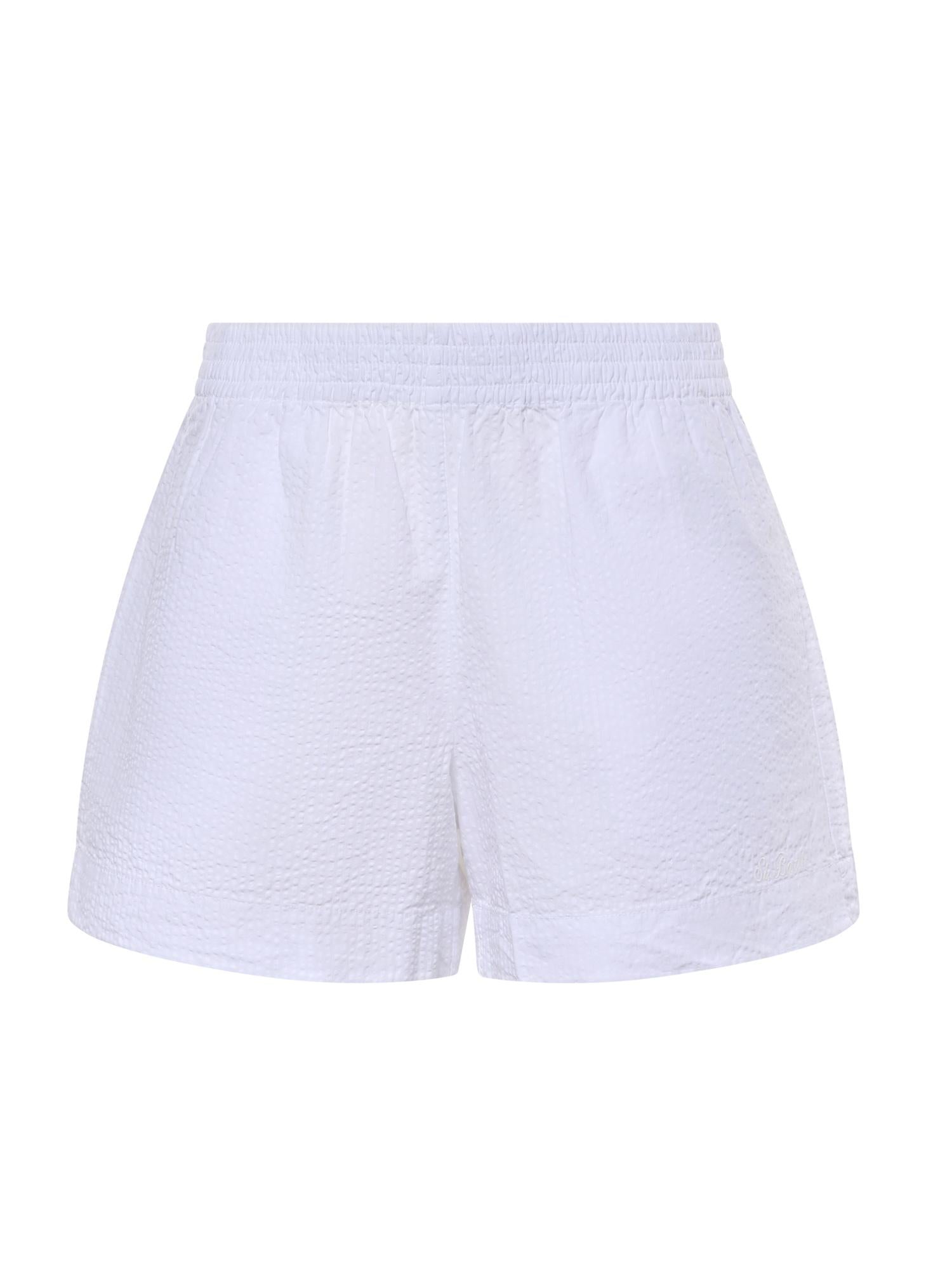 Shorts in cotone seersucker MEA002 01416L MC2 SAINT BARTH 