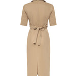 Abito midi con fiocco 106499 A34ID41 PINKO 