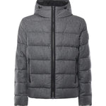 Piumino double front in flanella di lana cardata<BR/> NAM32510620WGZ B605 FAY 