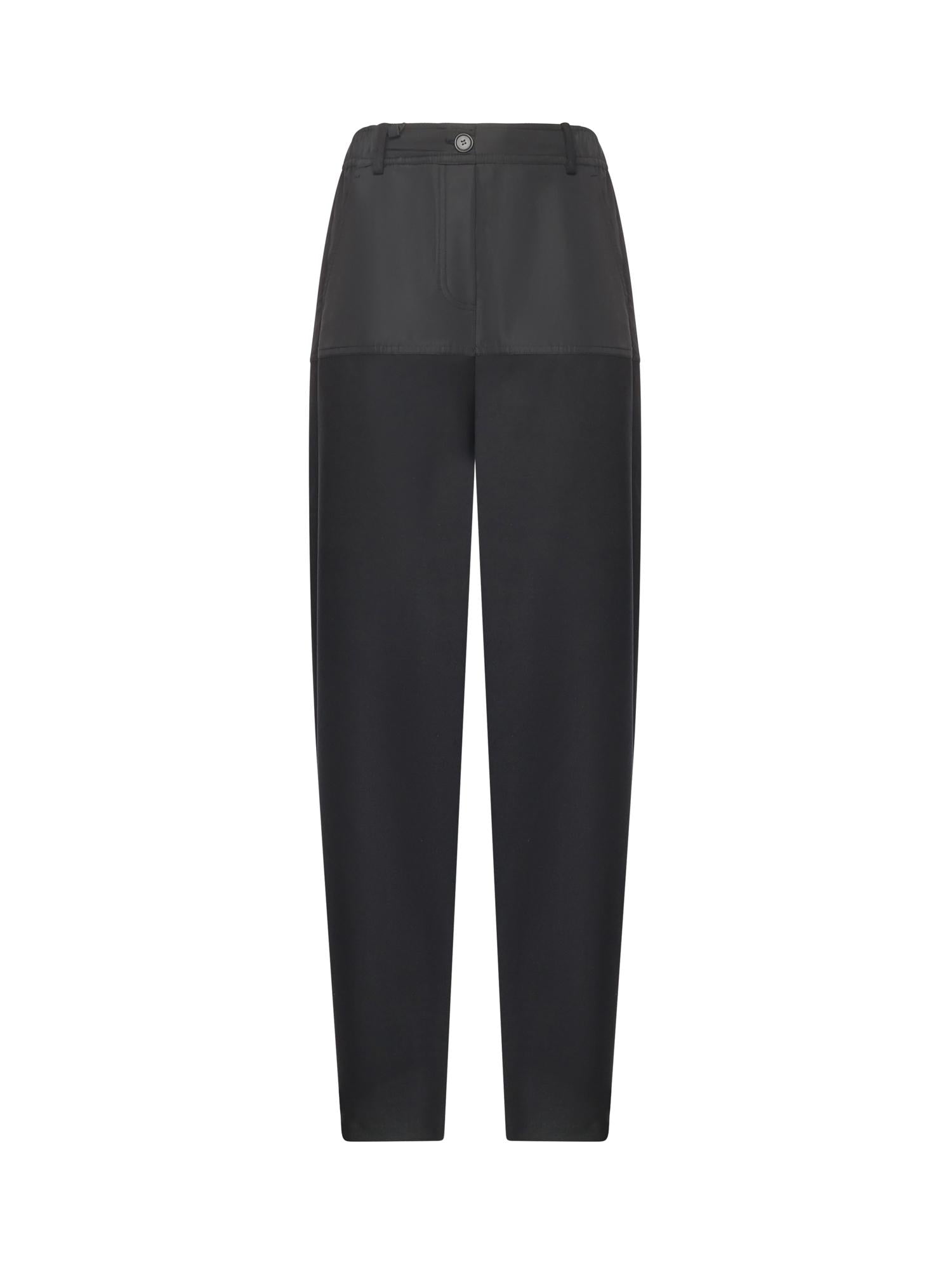 Pantaloni con doppio tessuto 106082 A30CZ99 PINKO 