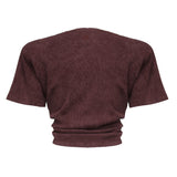 T-shirt cropped annodata<BR/> 3447250000027  MAGDA BUTRYM 