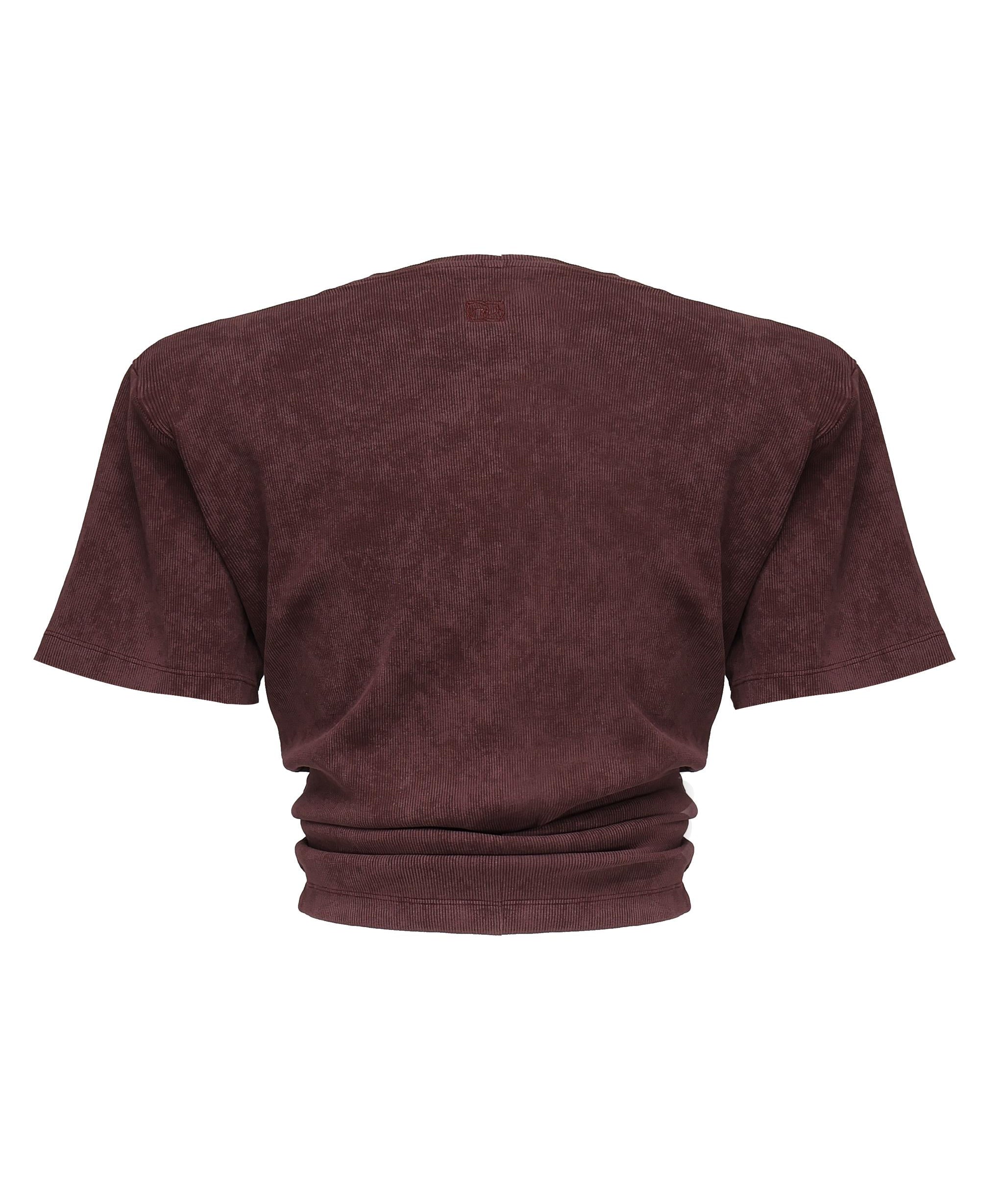 T-shirt cropped annodata<BR/> 3447250000027  MAGDA BUTRYM 