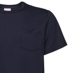 T-shirt in jersey di cotone con taschino T45101 07 SUN 68 