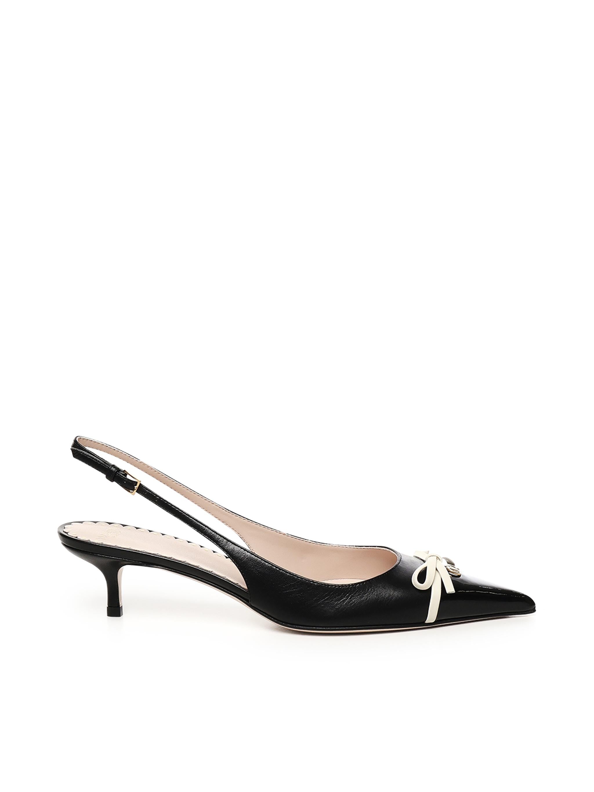 Décolleté Slingback Bow in vernice 6W2S0LL3 DAL790 VALENTINO GARAVANI 