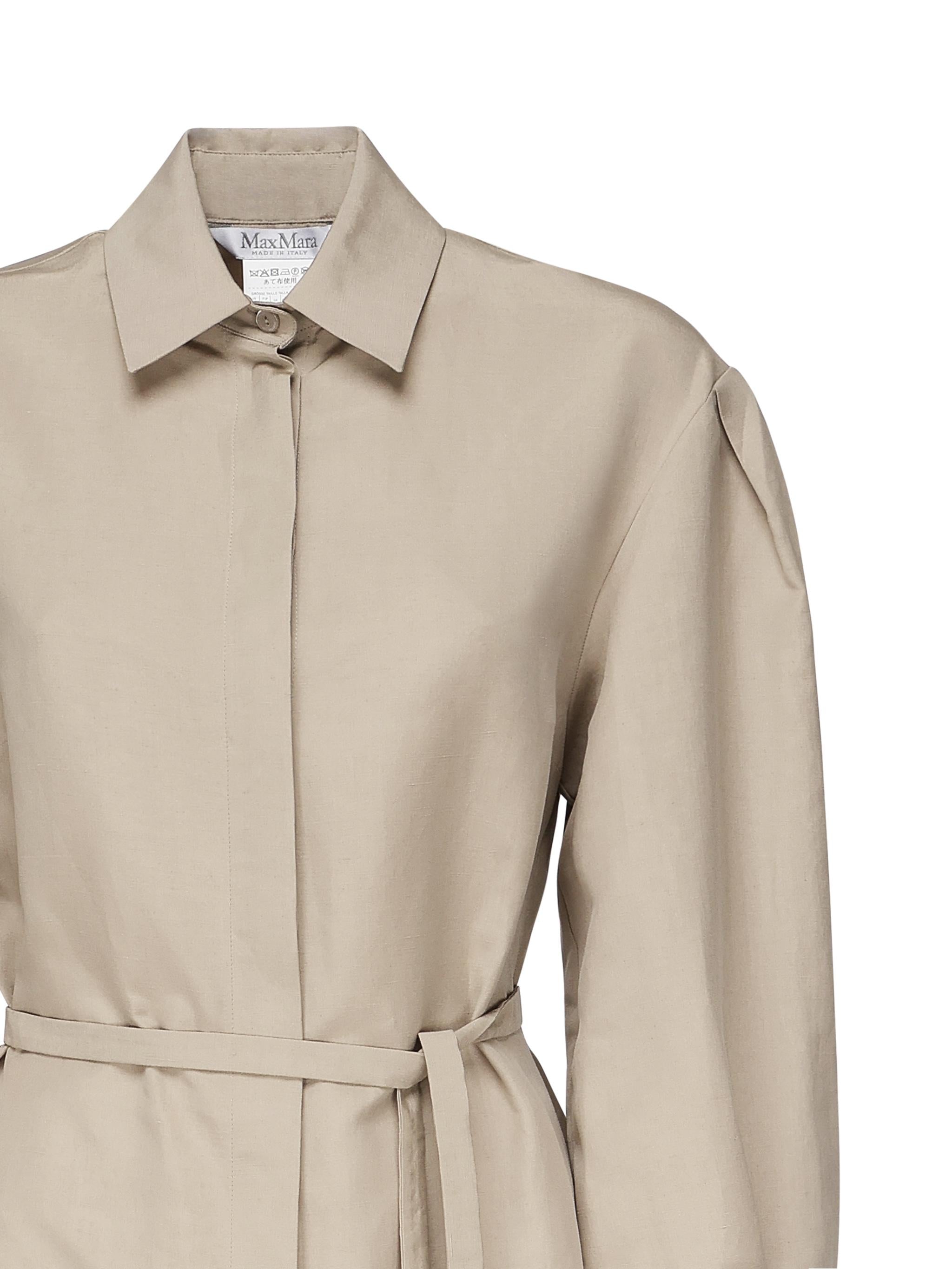 Camicia Affari in lino e seta<BR/> 2511191039600 001 MAX MARA 