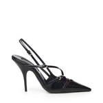 Slingback in vernice con fibbie 5I013E 069F0002 MIU MIU 