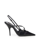 Slingback in vernice con fibbie 5I013E 069F0002 MIU MIU 