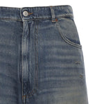 Jeans a gamba larga in denim SH0LA0014 M30017994 MM6 Maison Margiela 