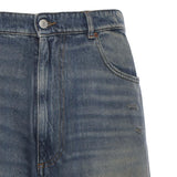Jeans a gamba larga in denim SH0LA0014 M30017994 MM6 Maison Margiela 