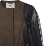 Cappotto midi in lana FF6150 AJ0KF1T6G FENDI 