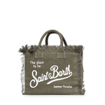 Borsa Colette in lino con logo COL0018 00144L MC2 SAINT BARTH 