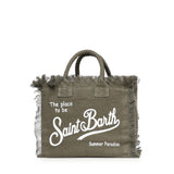Borsa Colette in lino con logo COL0018 00144L MC2 SAINT BARTH 