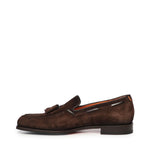 Mocassino con nappine in pelle e suede MCBD19176BJ1G EIPT50 SANTONI 