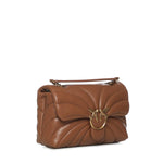 Borsa a tracolla grande Love Bag Puff trapunta farfalla 100038 A1EXL17Q PINKO 