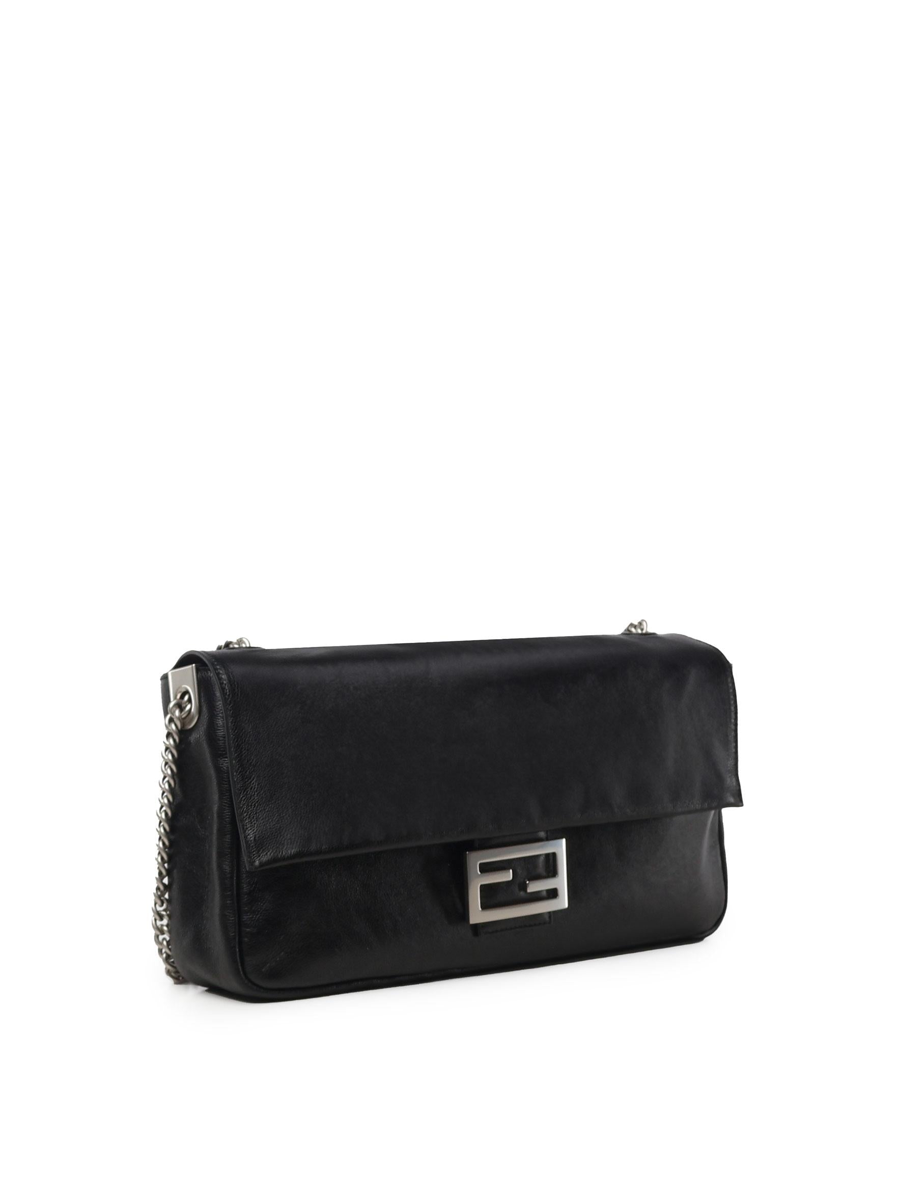 Borsa Baguette Chain large in pelle 8BR828 AS7AF1QD0 FENDI 