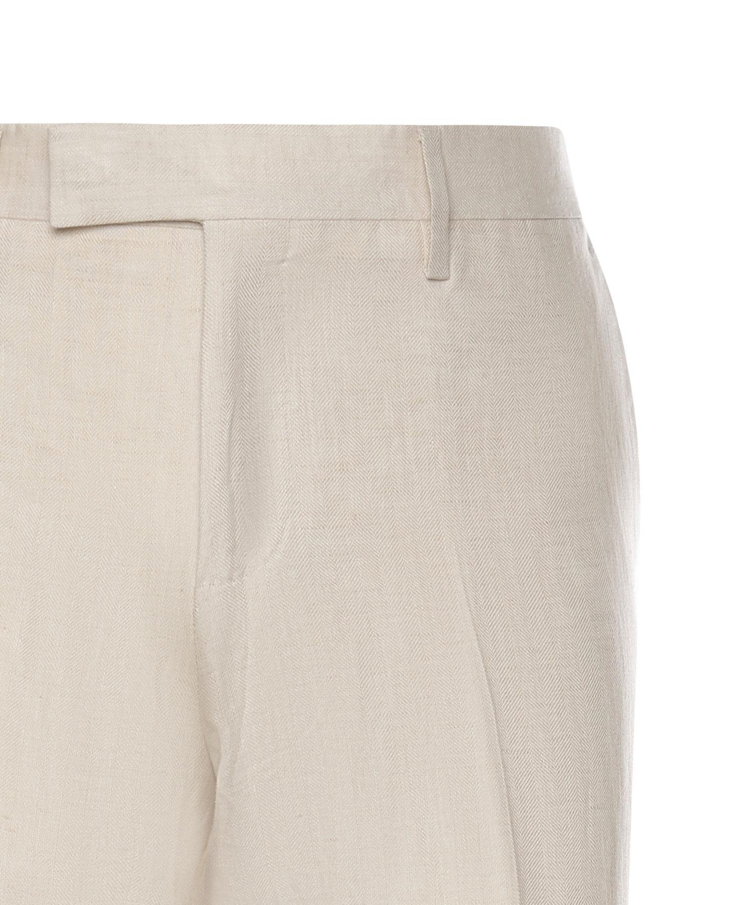 Pantalone in lino CNLYON PAIF66405150 LARDINI 