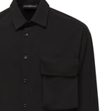 Camicia Wolf con tasca sul petto WOLF -NERO GIULIANO GALIANO 