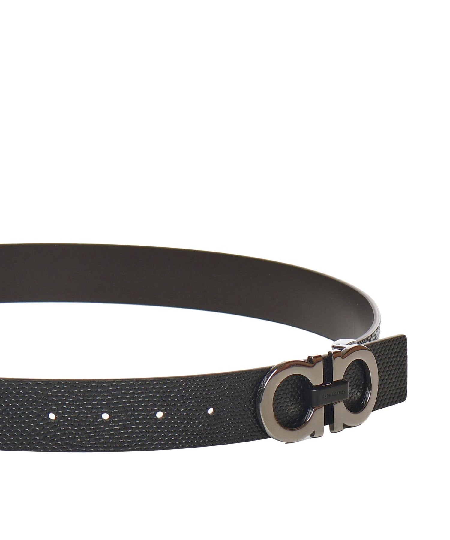 Cintura Gancini in pelle 670391 781607002 FERRAGAMO 