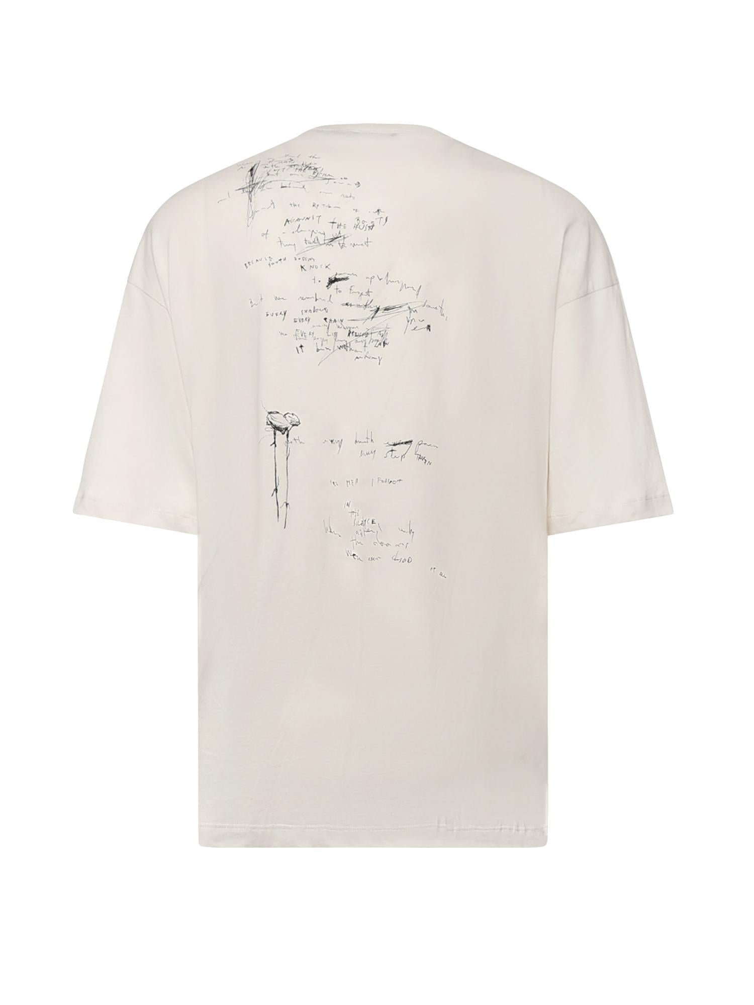 T-shirt Wild Wind Blows in cotone B0013826 FA206003 ANN DEMEULEMEESTER 