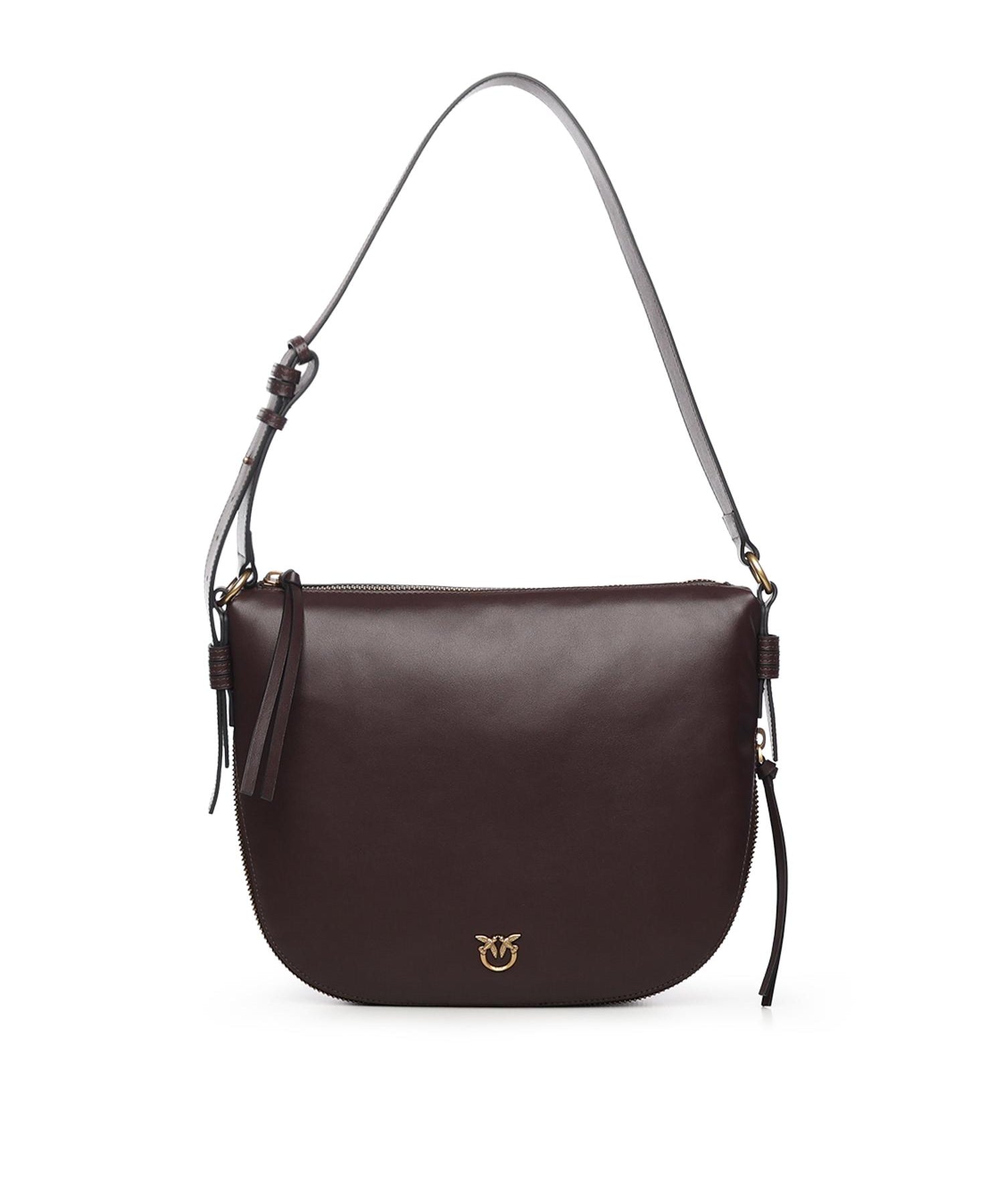 Borsa a spalla hobo in pelle 105113 A0QOLA7Q PINKO 