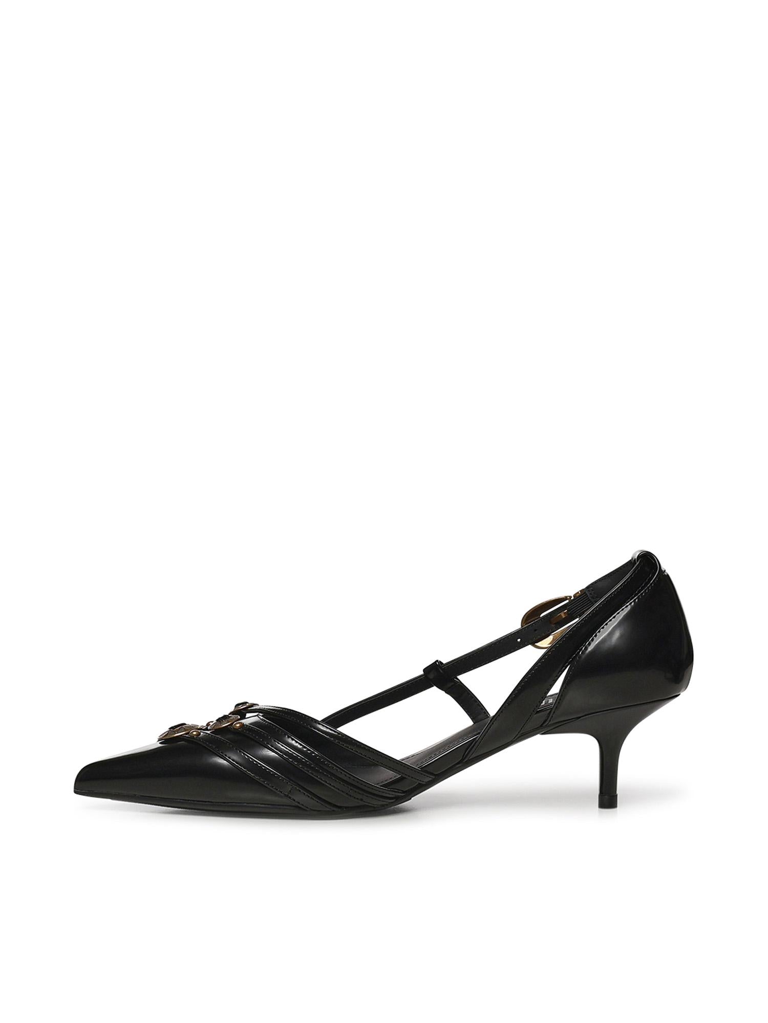 Décolleté con cinturini e borchie gioiello SD0485 E037Z99 PINKO 