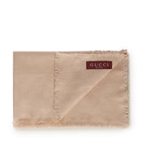 Scialle in lana e seta jacquard 809634 3GA385879 GUCCI 