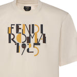 T-shirt in cotone con  stampa logo FY0936 AVOHF1J7C FENDI 