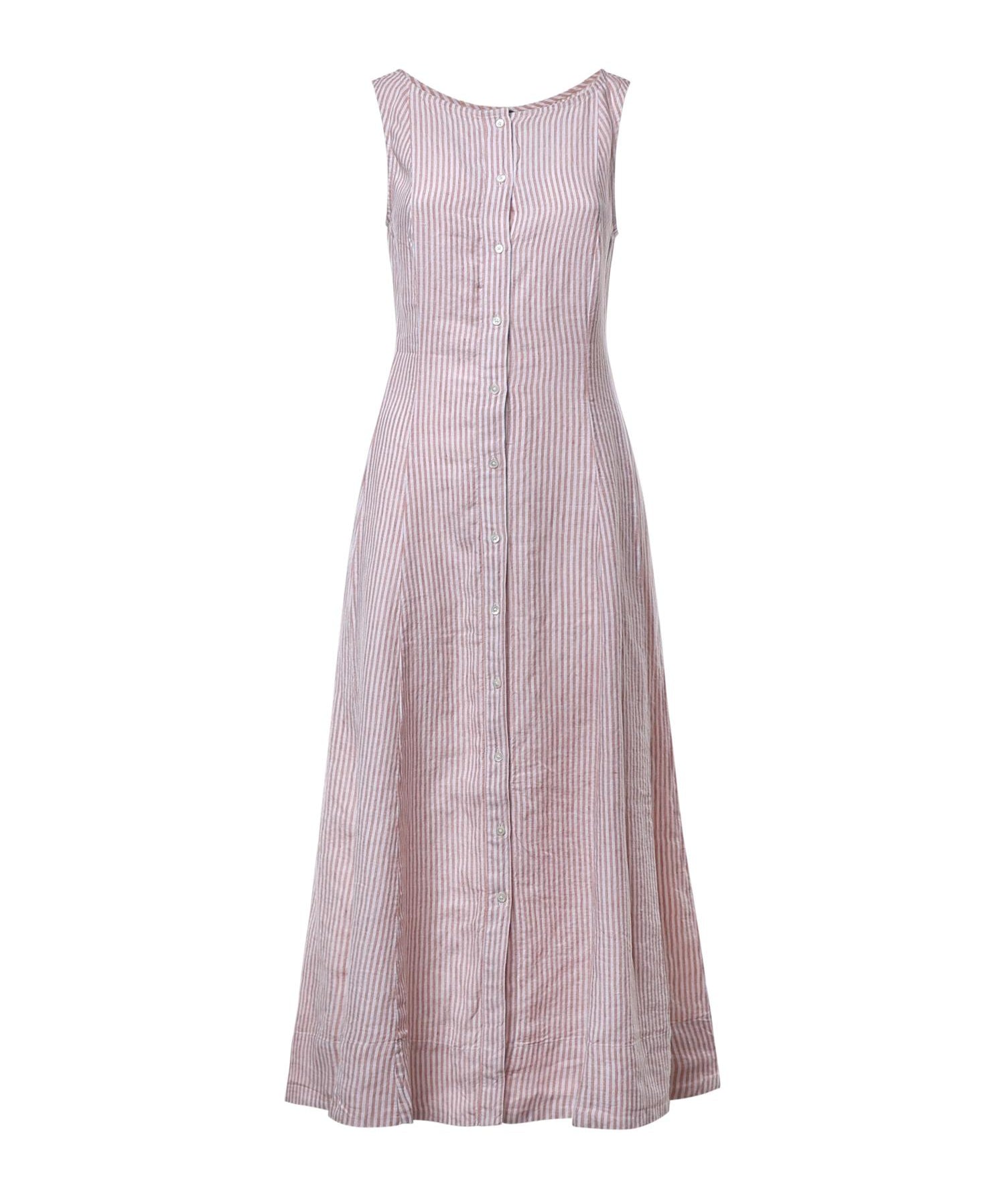 Abito in lino a righe 211B17459 002 POLO RALPH LAUREN 