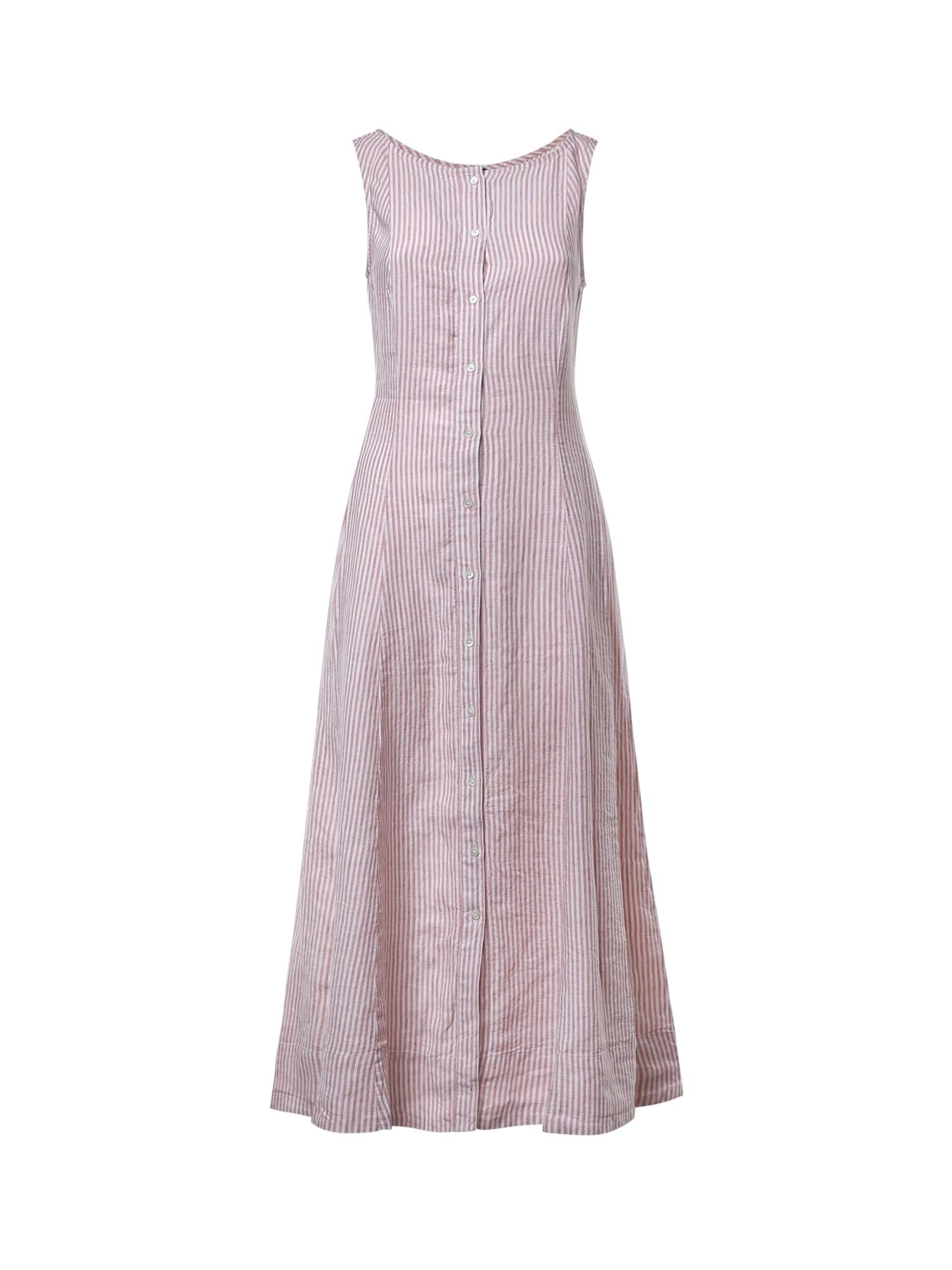 Abito in lino a righe 211B17459 002 POLO RALPH LAUREN 