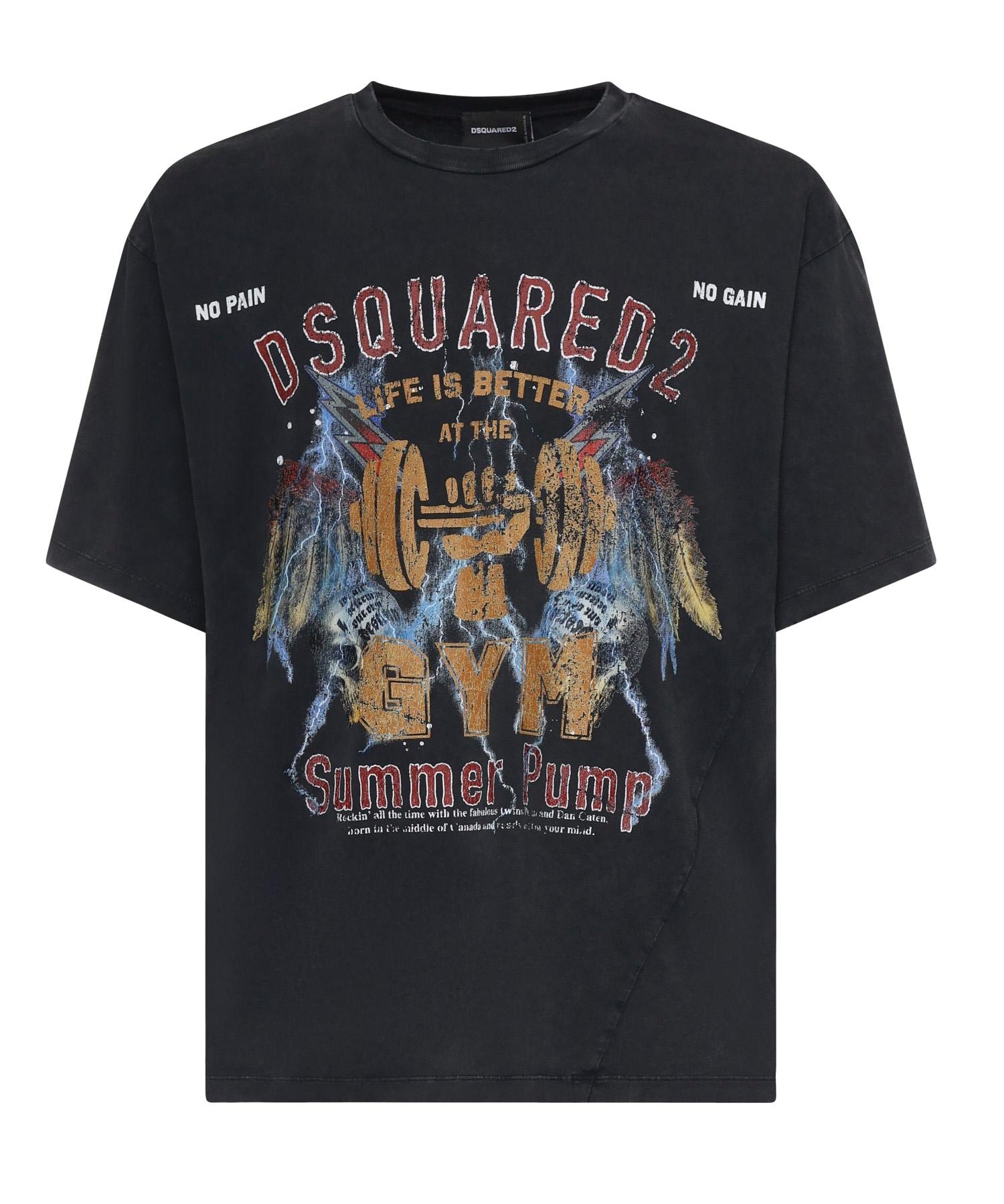 T-shirt in jersey con stampa S74GD1539 D20108814 DSQUARED2 