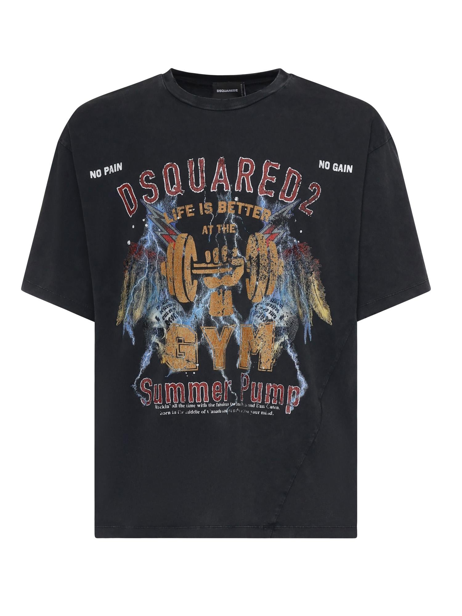 T-shirt in jersey con stampa S74GD1539 D20108814 DSQUARED2 