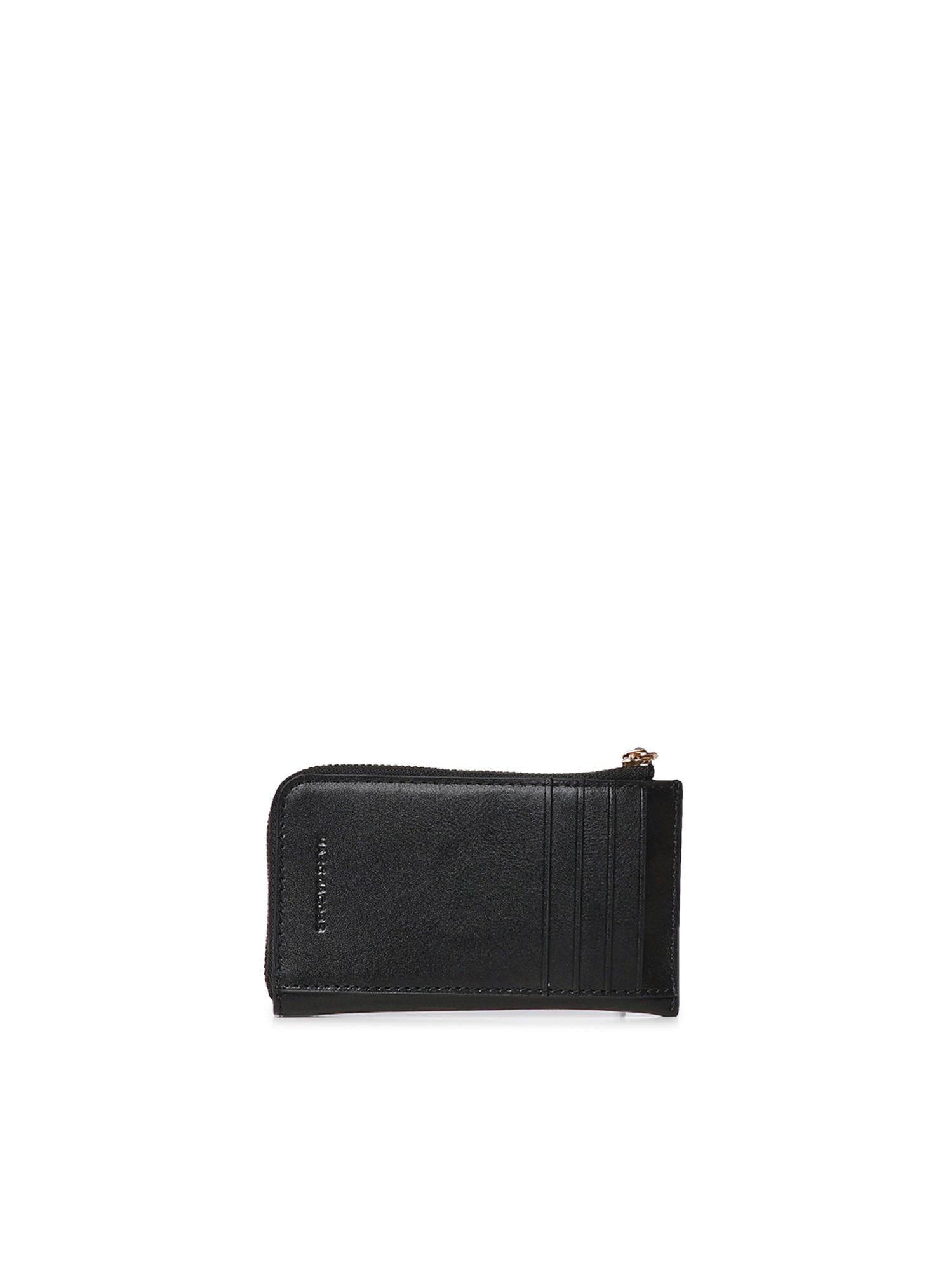 Portafoglio in pelle con logo<BR/> 2P6SMP018S01 001 MARC JACOBS 