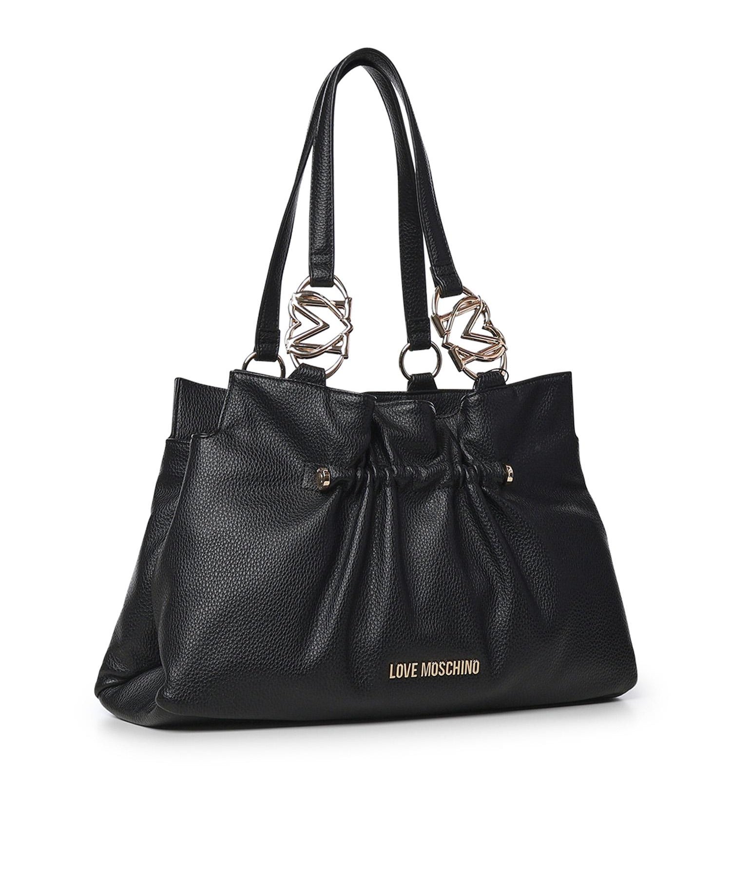 Borsa a spalla con logo JC4009PP1OLB0 000 LOVE MOSCHINO 
