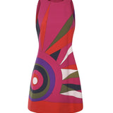 Abito a trapezio con stampa hawaiana 5URG42 5U849030 PUCCI 