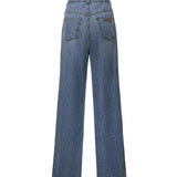 Jeans in chambray con logo GWP394 193KF0013 MIU MIU 