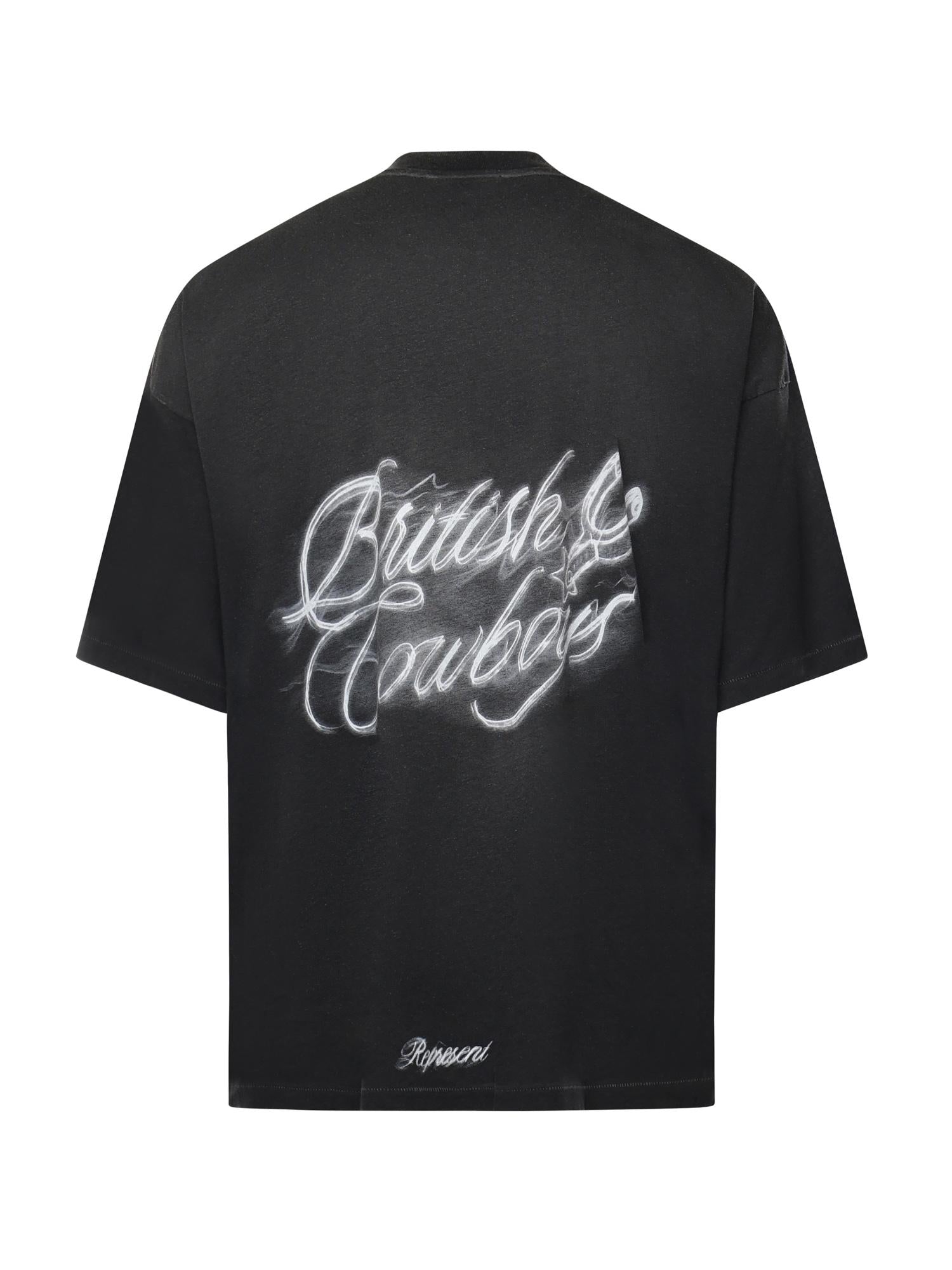 T-shirt British Cowboys con stampa MLM100592 04 REPRESENT 