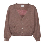 Cardigan con logo MGFW25CA01073 3333 MAGLIANO 