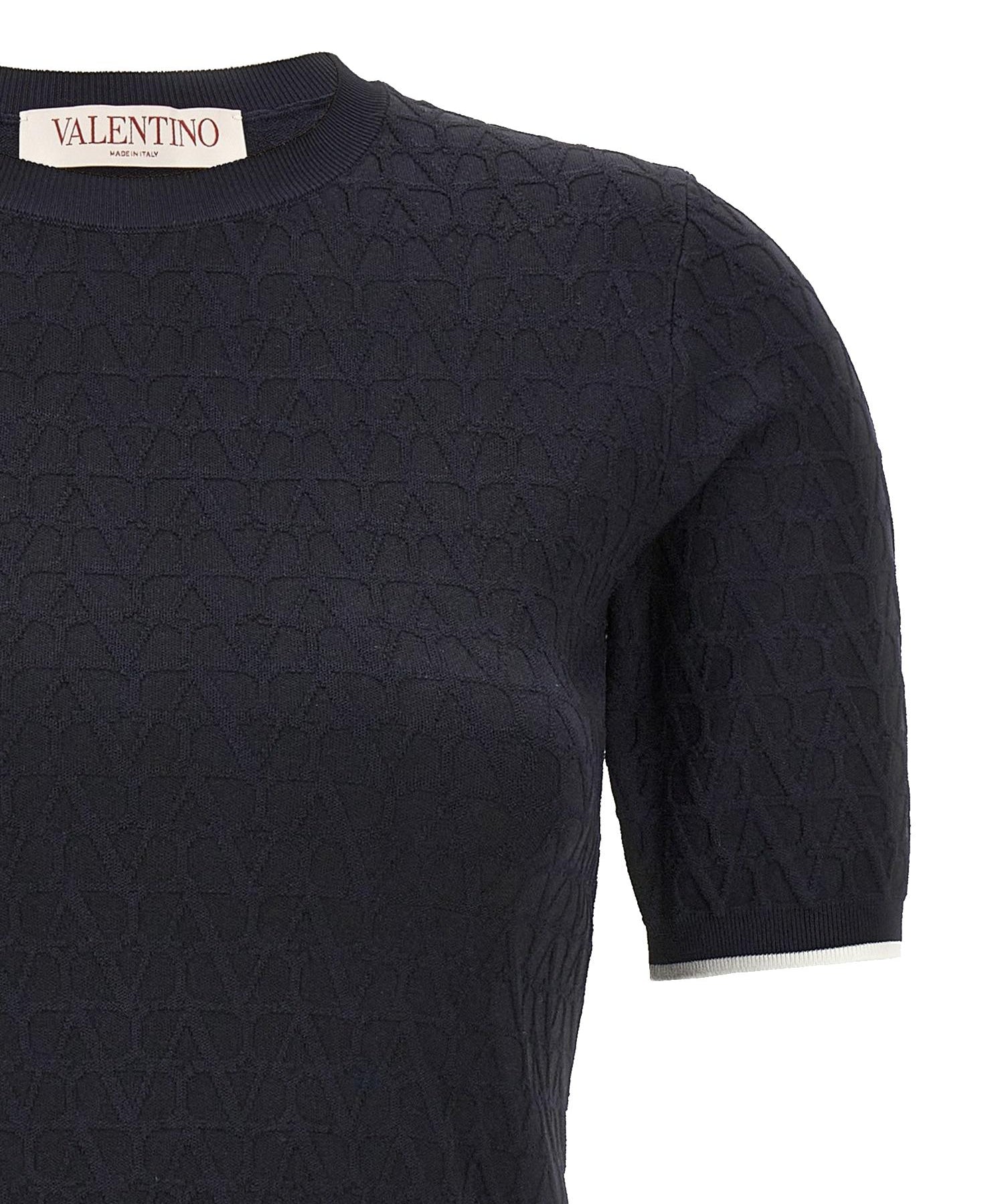 T-shirt elastica aderente 5B3KC58P 8QN671 VALENTINO GARAVANI 