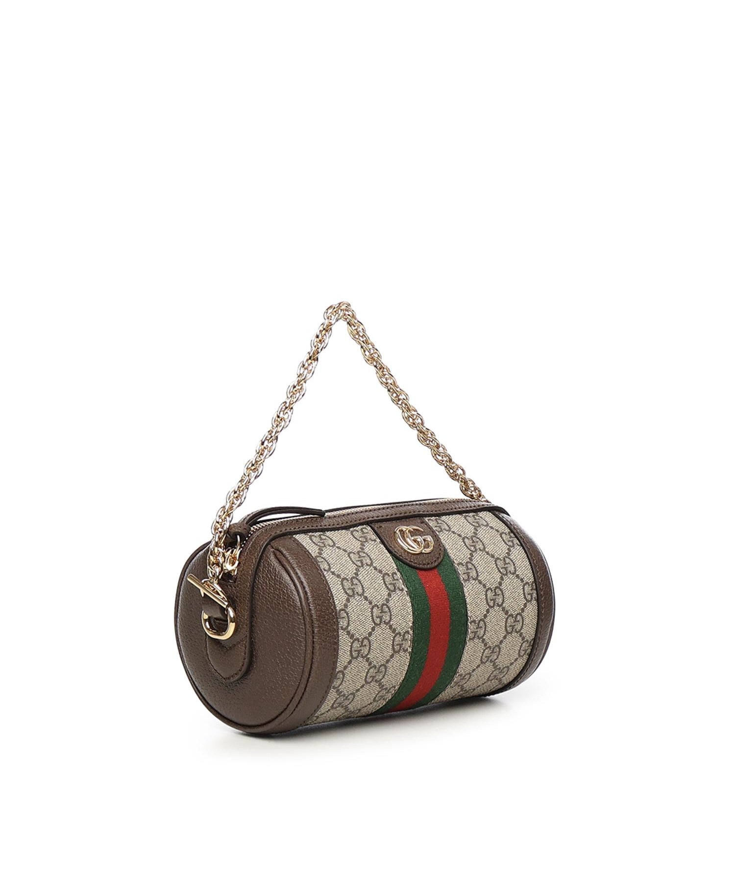 Borsa a cilindro Ophidia mini in tessuto GG 795208 96IWG8745 GUCCI 