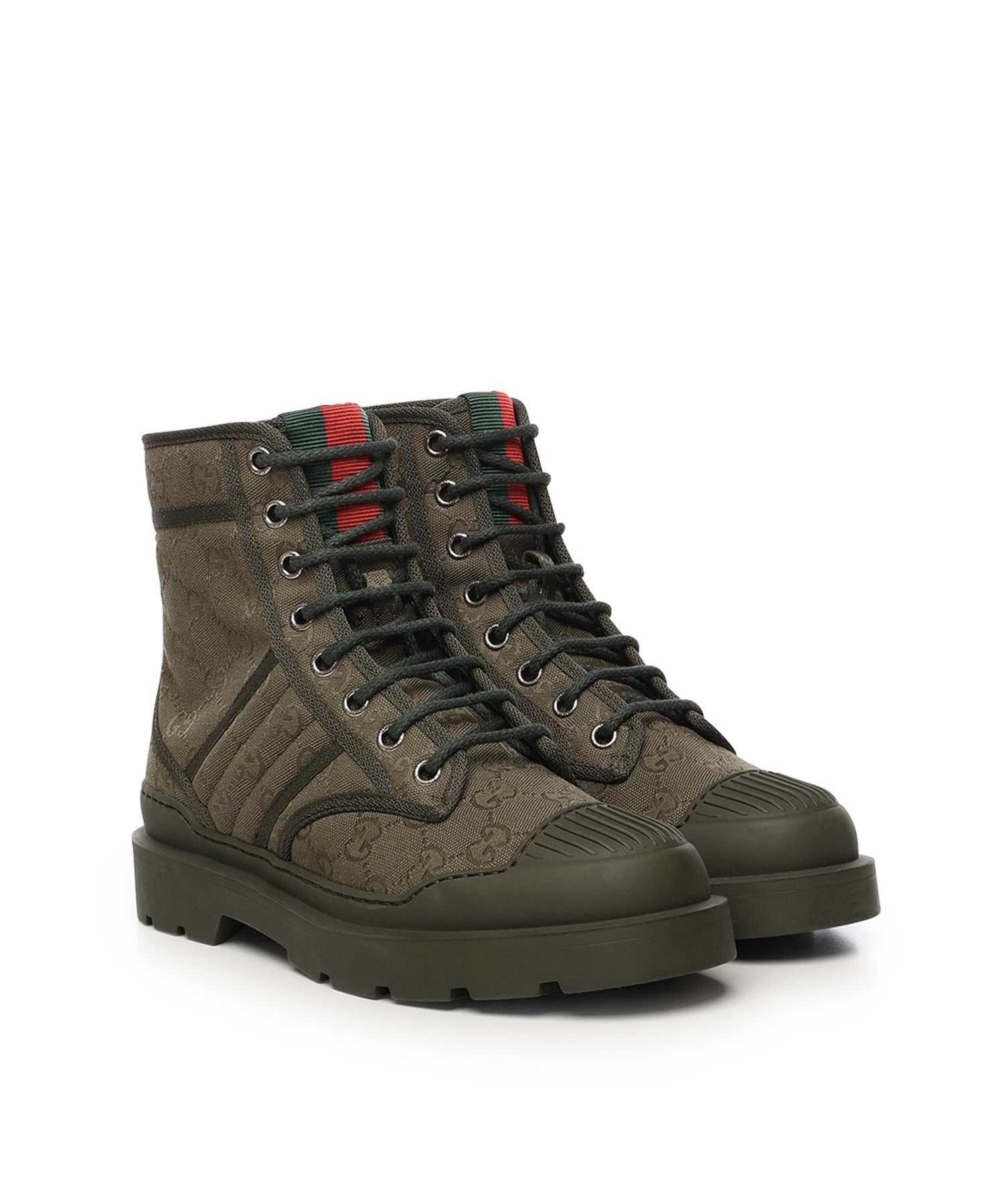 Stivale con dettaglio Web 847717 FAD7I3359 GUCCI 