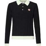 Polo in bouclé con logo MPF25KW100001  CASABLANCA 