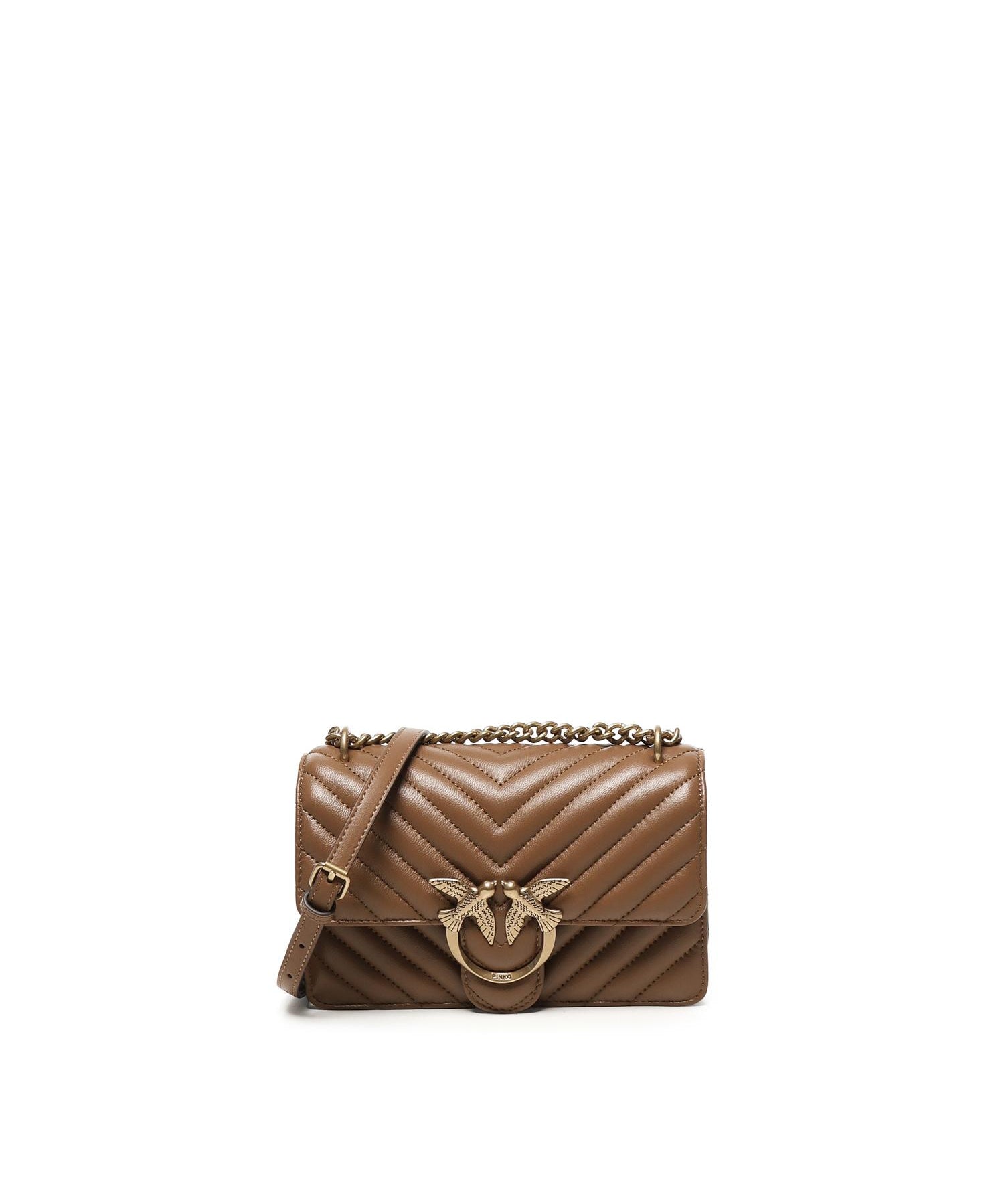 Borsa a tracolla Mini Love Bag One in nappa 100074 A0GKL17Q PINKO 