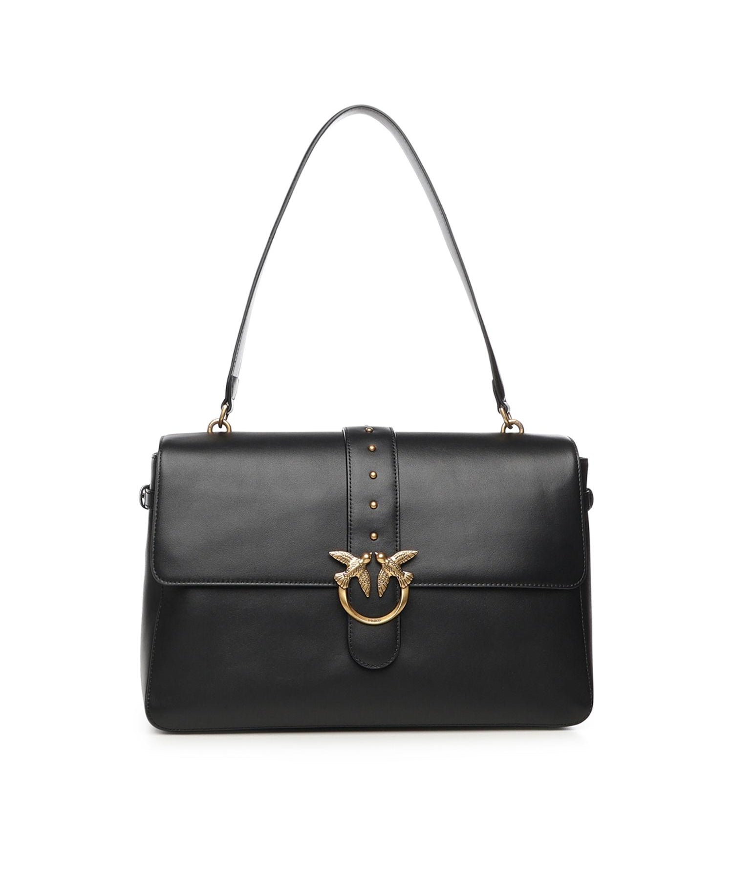 Borsa a spalla maxi Love Bag Slouchy in pelle 105067 A0QOZ99Q PINKO 