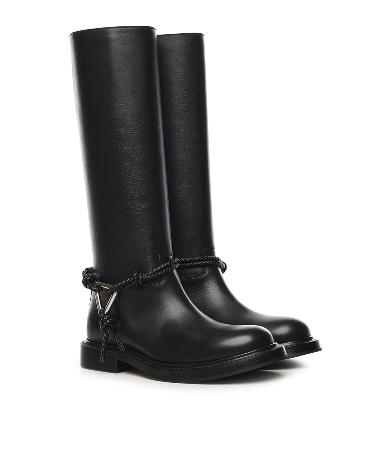 Stivali James in pelle 843952 V60E01000 BOTTEGA VENETA 