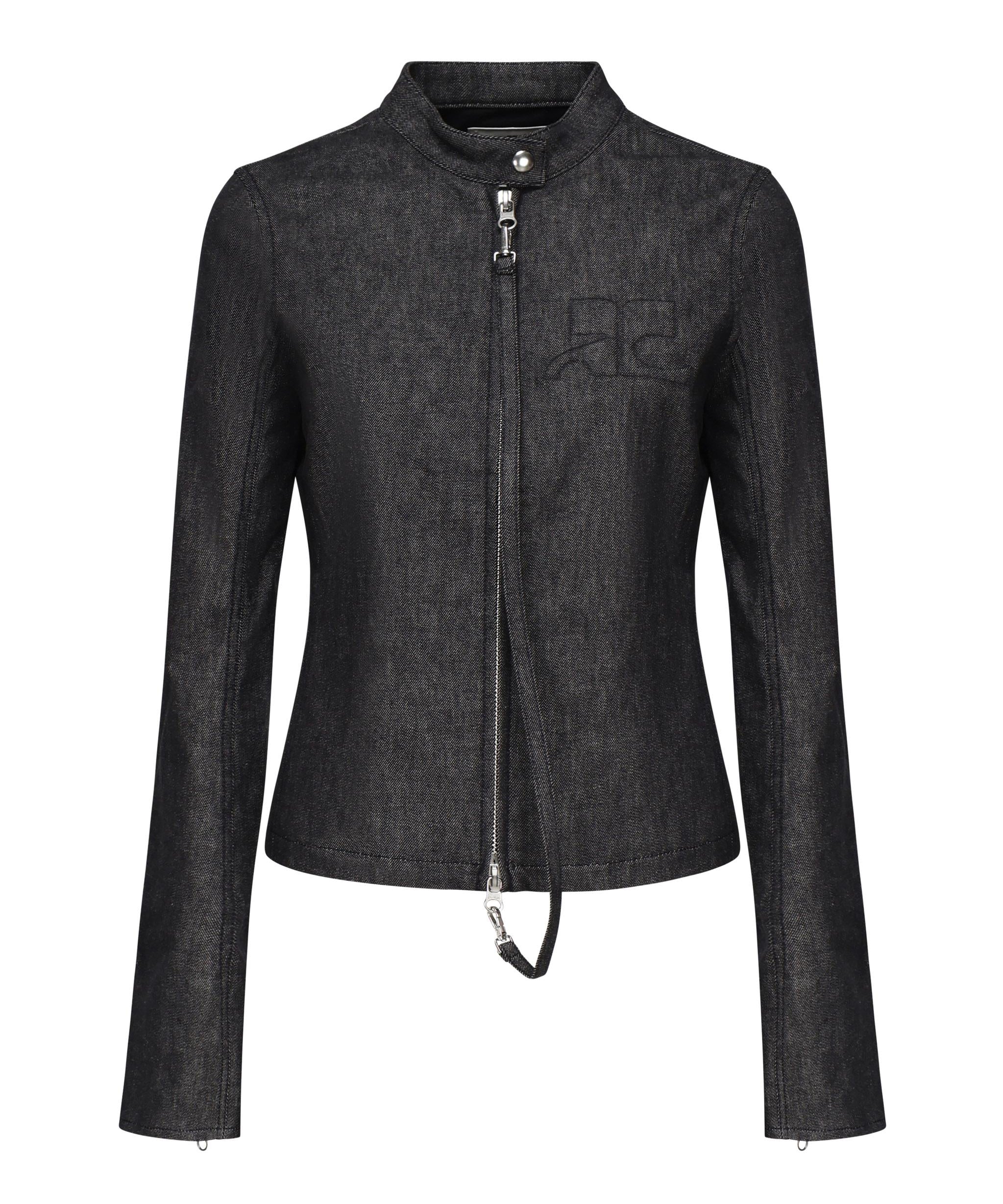 Giacca City in denim 225DBL285DE0035 9011 COURREGES 